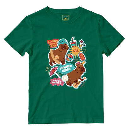 Cotton Shirt: Sunny Cappy Day