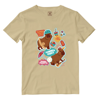 Cotton Shirt: Sunny Cappy Day