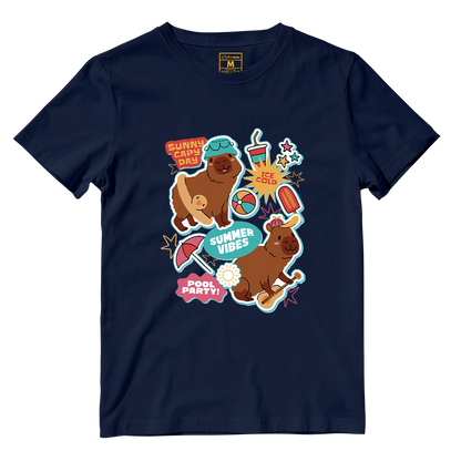 Cotton Shirt: Sunny Cappy Day