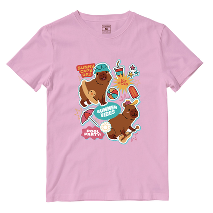 Cotton Shirt: Sunny Cappy Day