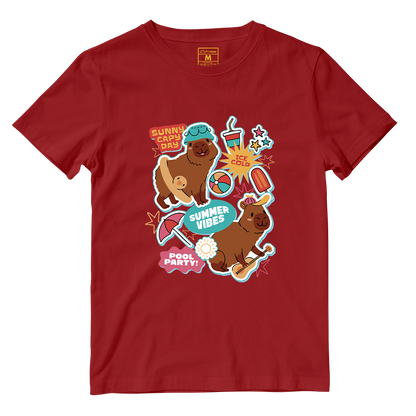 Cotton Shirt: Sunny Cappy Day