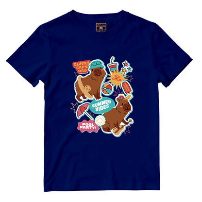 Cotton Shirt: Sunny Cappy Day