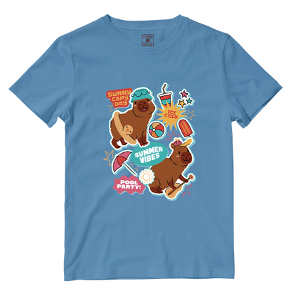 Cotton Shirt: Sunny Cappy Day