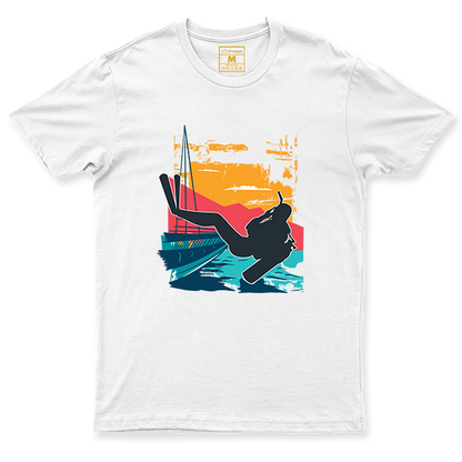 Drifit Shirt: Sunset Scuba