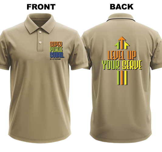 Drifit Polo Shirt: Super Pickle Squad (Front & Back)