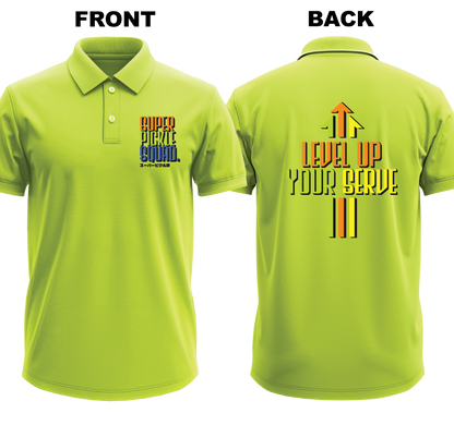Drifit Polo Shirt: Super Pickle Squad (Front & Back)