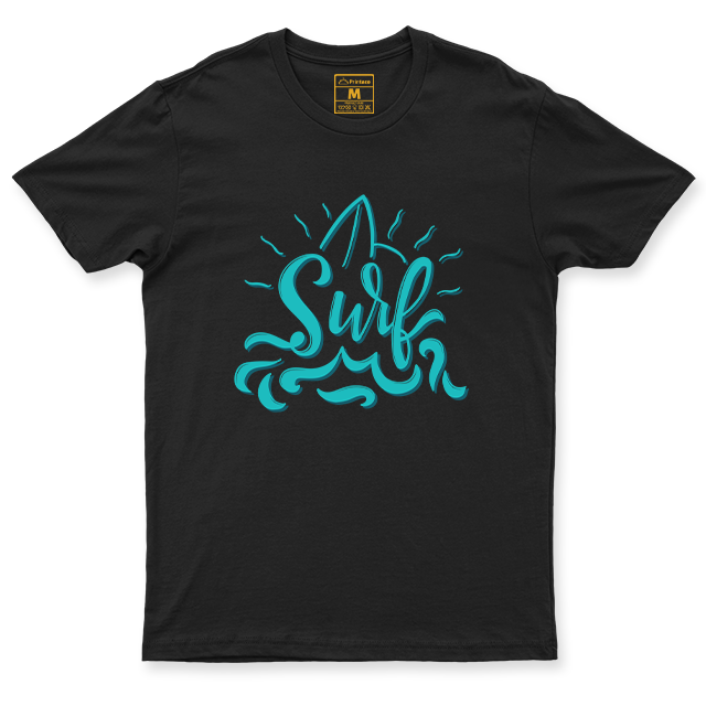 Drifit Shirt: Surf Lettering