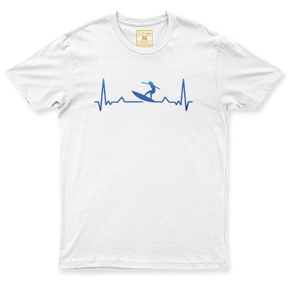 Drifit Shirt: Surfing Heartbeat