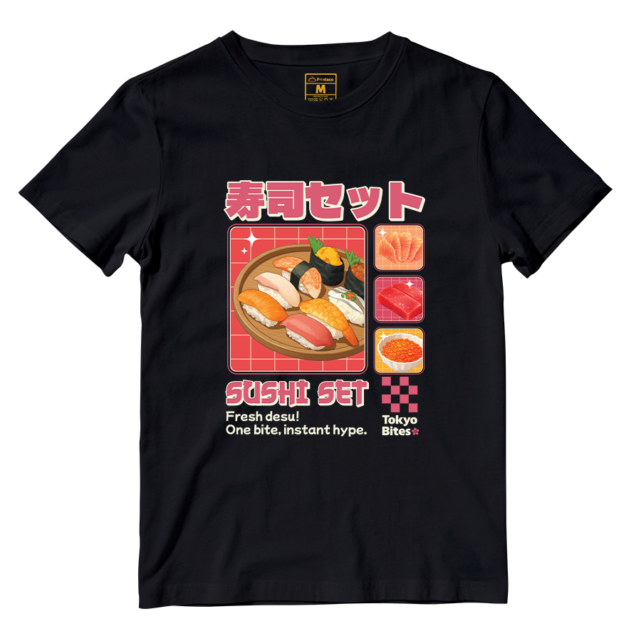Cotton Shirt: Sushi