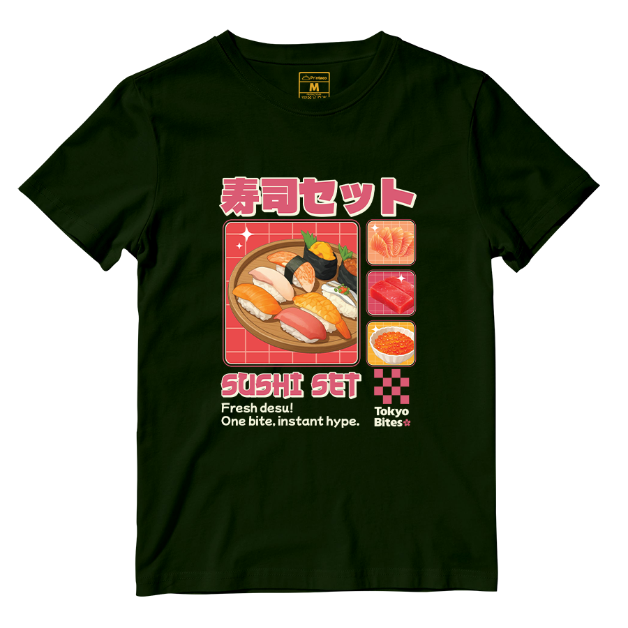 Cotton Shirt: Sushi