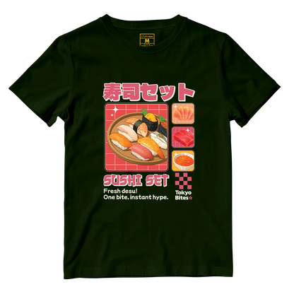Cotton Shirt: Sushi