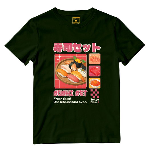 Cotton Shirt: Sushi