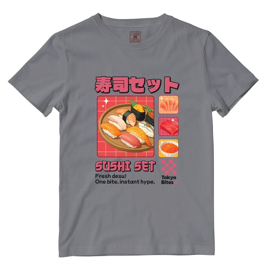 Cotton Shirt: Sushi