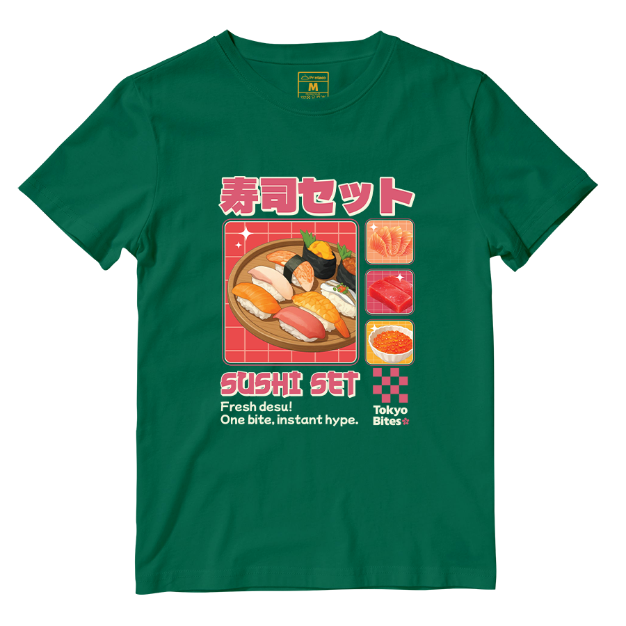 Cotton Shirt: Sushi