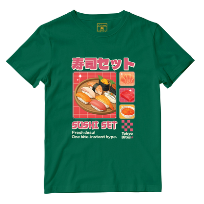 Cotton Shirt: Sushi