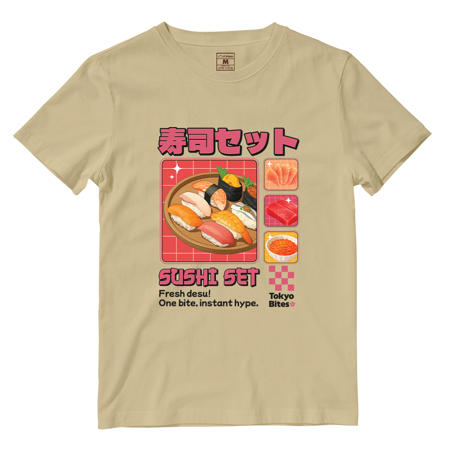 Cotton Shirt: Sushi