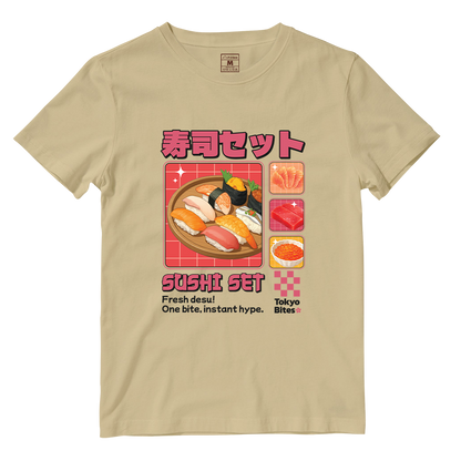 Cotton Shirt: Sushi