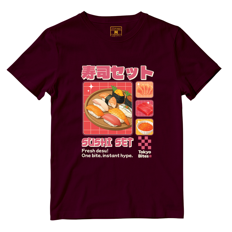 Cotton Shirt: Sushi