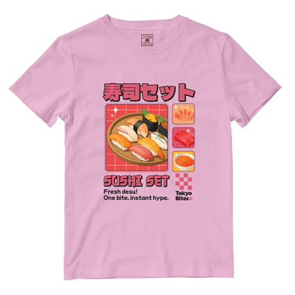 Cotton Shirt: Sushi