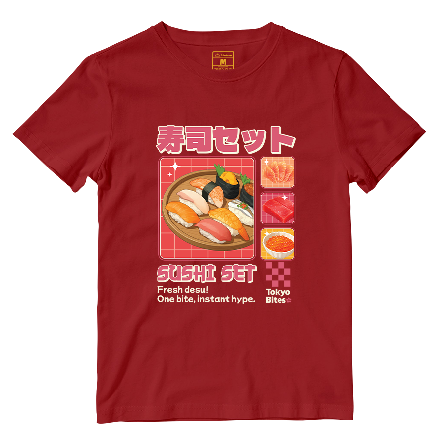 Cotton Shirt: Sushi