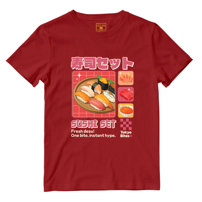Cotton Shirt: Sushi