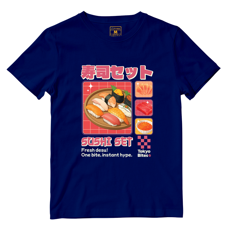 Cotton Shirt: Sushi