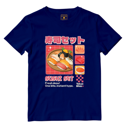 Cotton Shirt: Sushi
