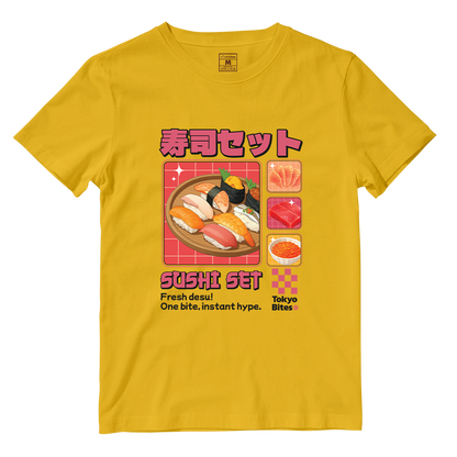Cotton Shirt: Sushi