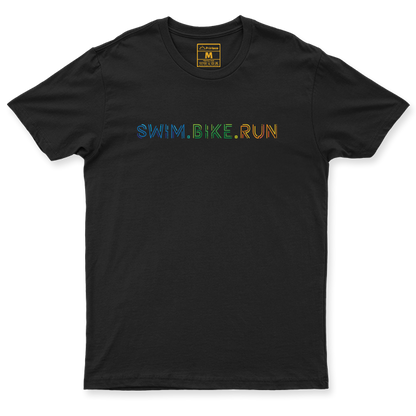 Drifit Shirt: SwimBikeRun Glyph