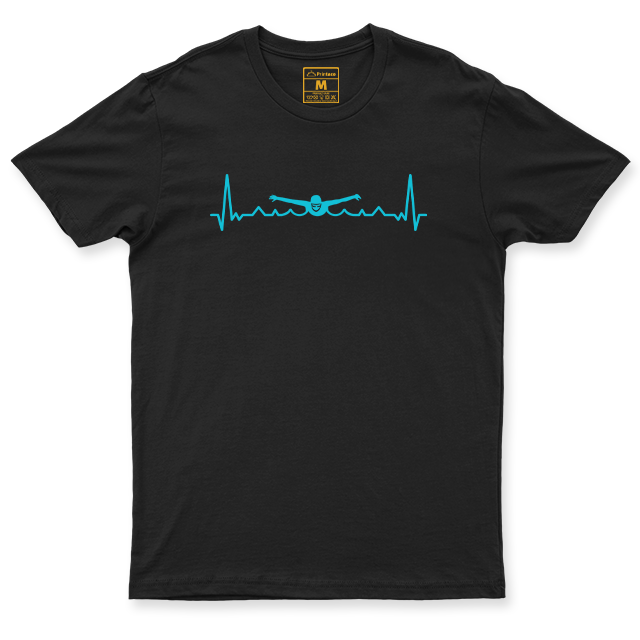Drifit Shirt: Swim Heartbeat