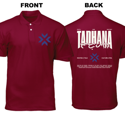 Cotton Polo Shirt: Tadhana (Front and Back)