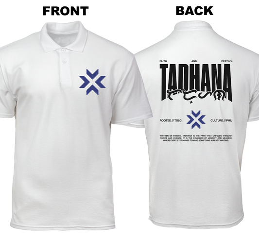 Cotton Polo Shirt: Tadhana (Front and Back)