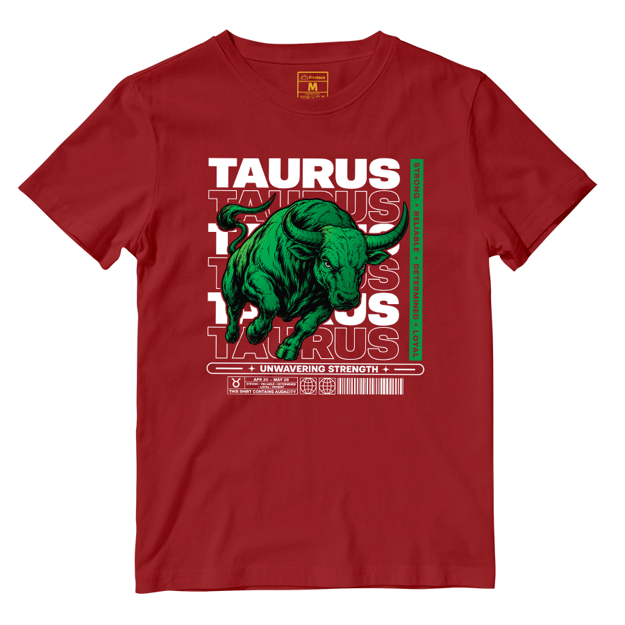 Cotton Shirt: Taurus Unwavering Strength