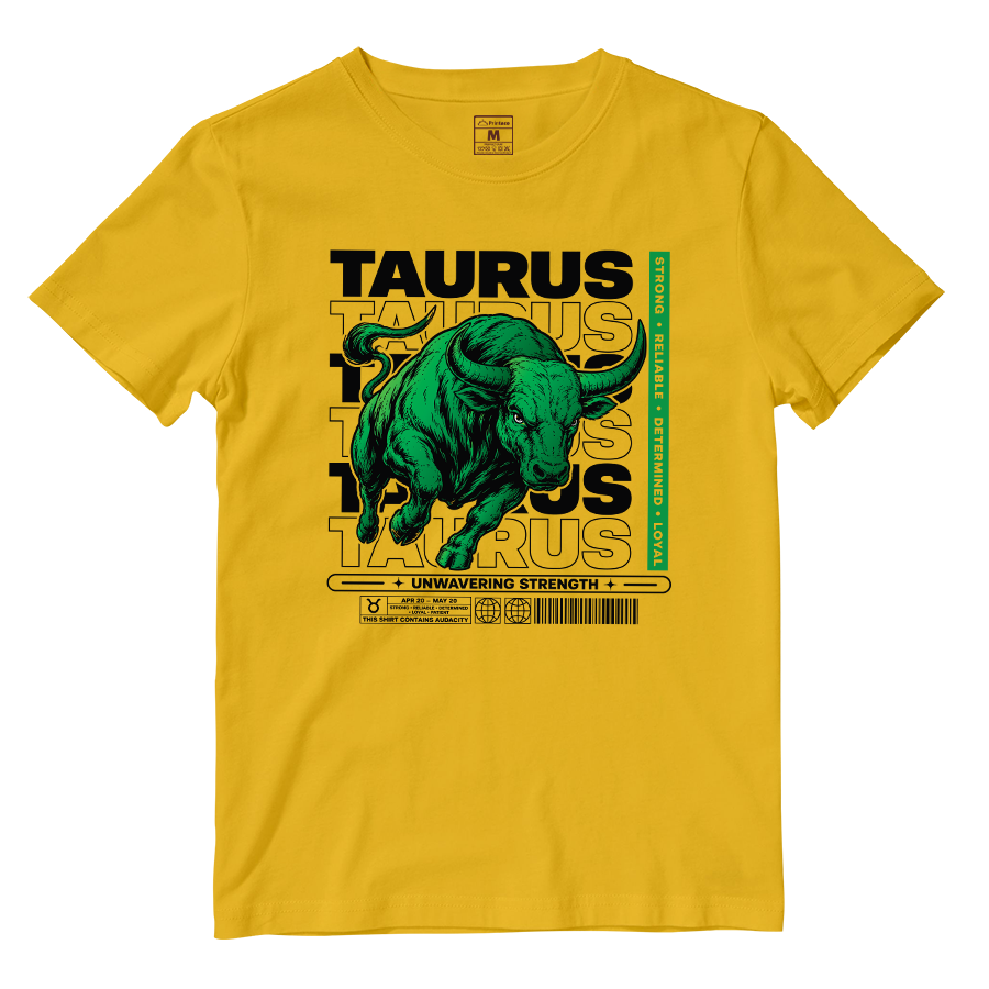 Cotton Shirt: Taurus Unwavering Strength