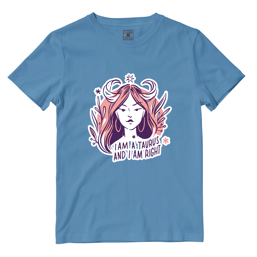 Cotton Shirt: Taurus Lady
