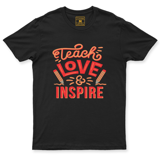 C.Spandex Shirt: Teach Love Inspire