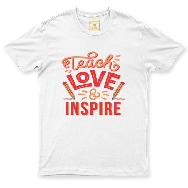 C.Spandex Shirt: Teach Love Inspire