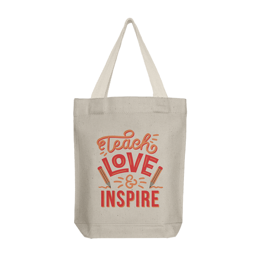 Tote Bag: Teach Love Inspire