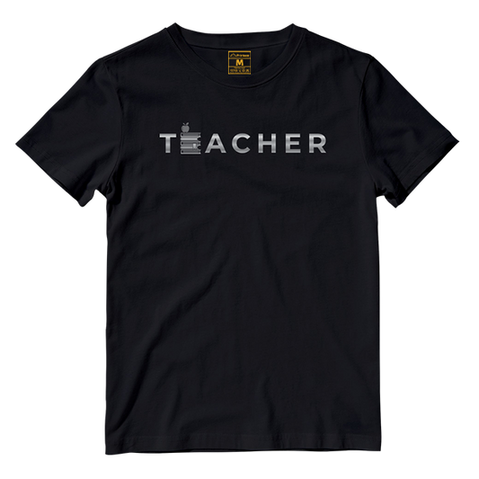 Cotton Shirt: Teacher Metallic