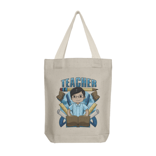 Tote Bag: Teacher V2 Male