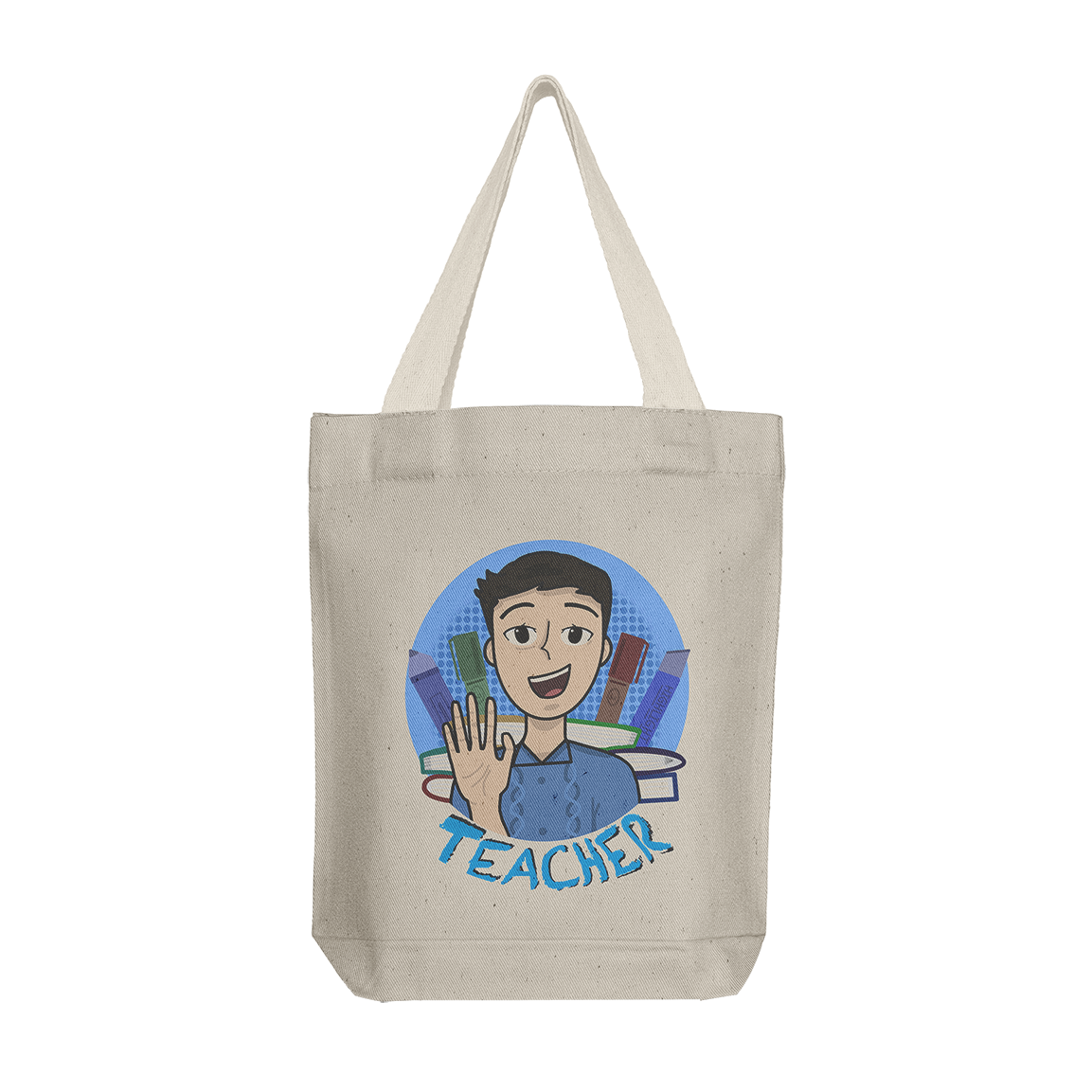 Tote Bag: Teacher V3 Male