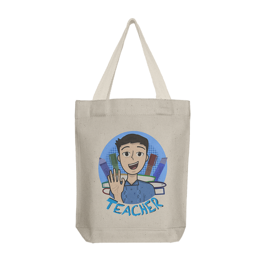 Tote Bag: Teacher V3 Male