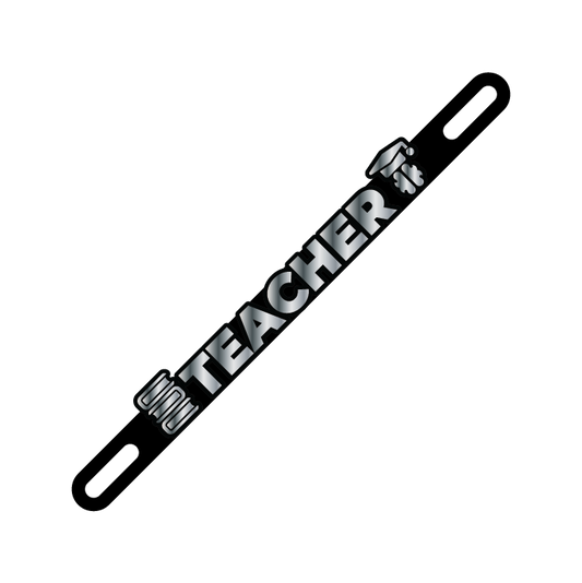 Car Plate Badge: Teacher