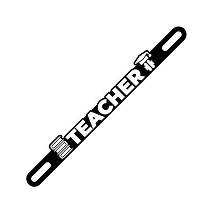 Car Plate Badge: Teacher