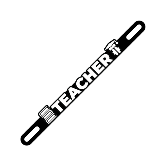 Car Plate Badge: Teacher