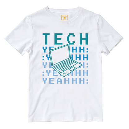 Cotton Shirt: Tech Yeah