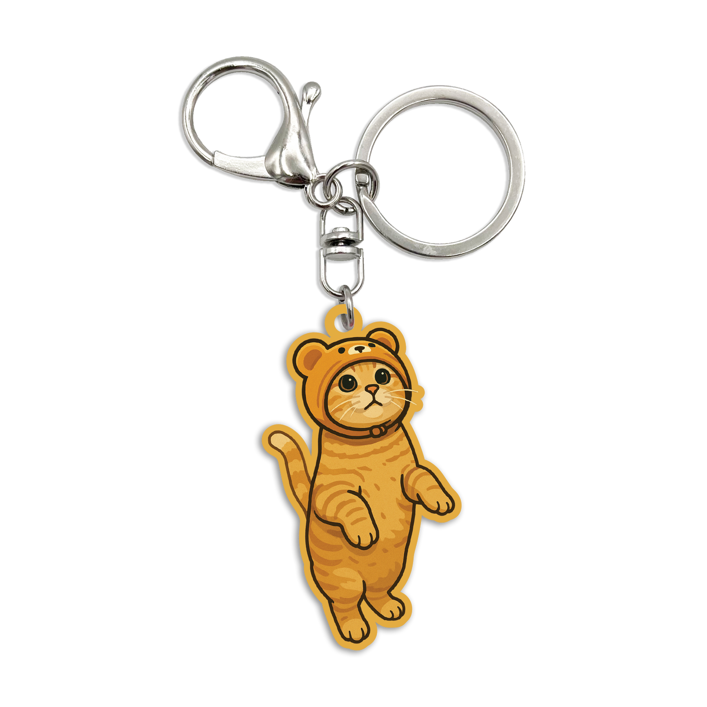 Acrylic Bag Charm: Teddy Meow