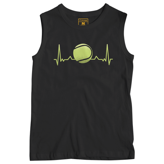 Sleeveless Drifit Shirt: Tennis Heartbeat
