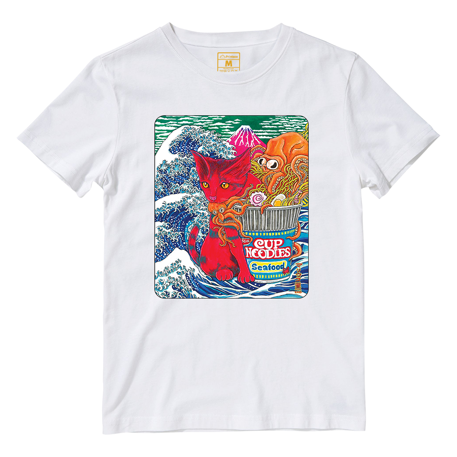 Cotton Shirt: The DREAM of FISHIN CAT NOODLES