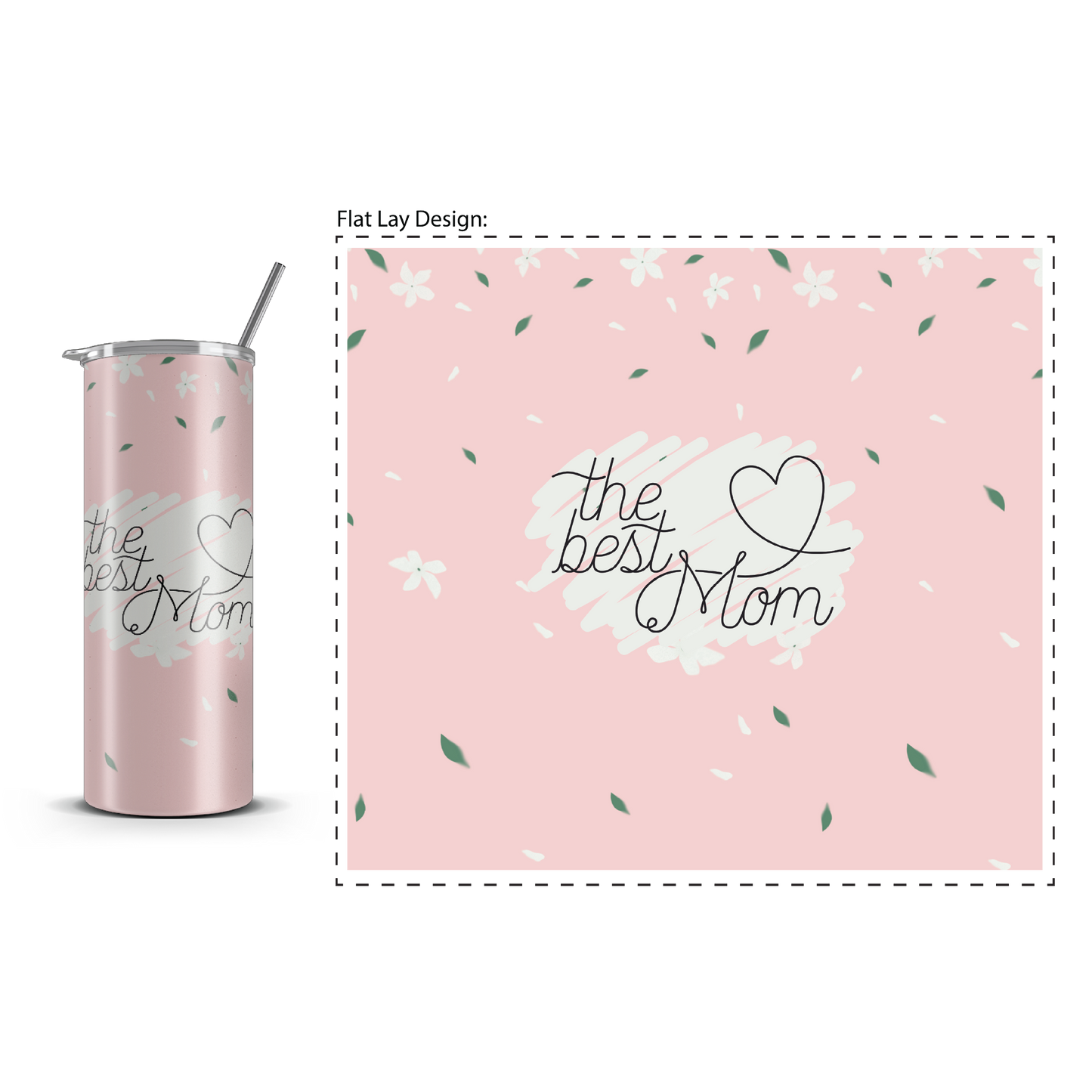 20oz. Slim Tumbler: The Best Mom